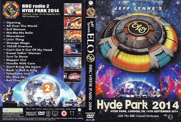Jeff Lynne´s ELO - Live At Hyde Park 2014 DVD – Elvis DVD