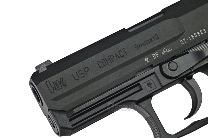 東京マルイUSP Compact 対応H&K USP Compactカスタムスライド-Black