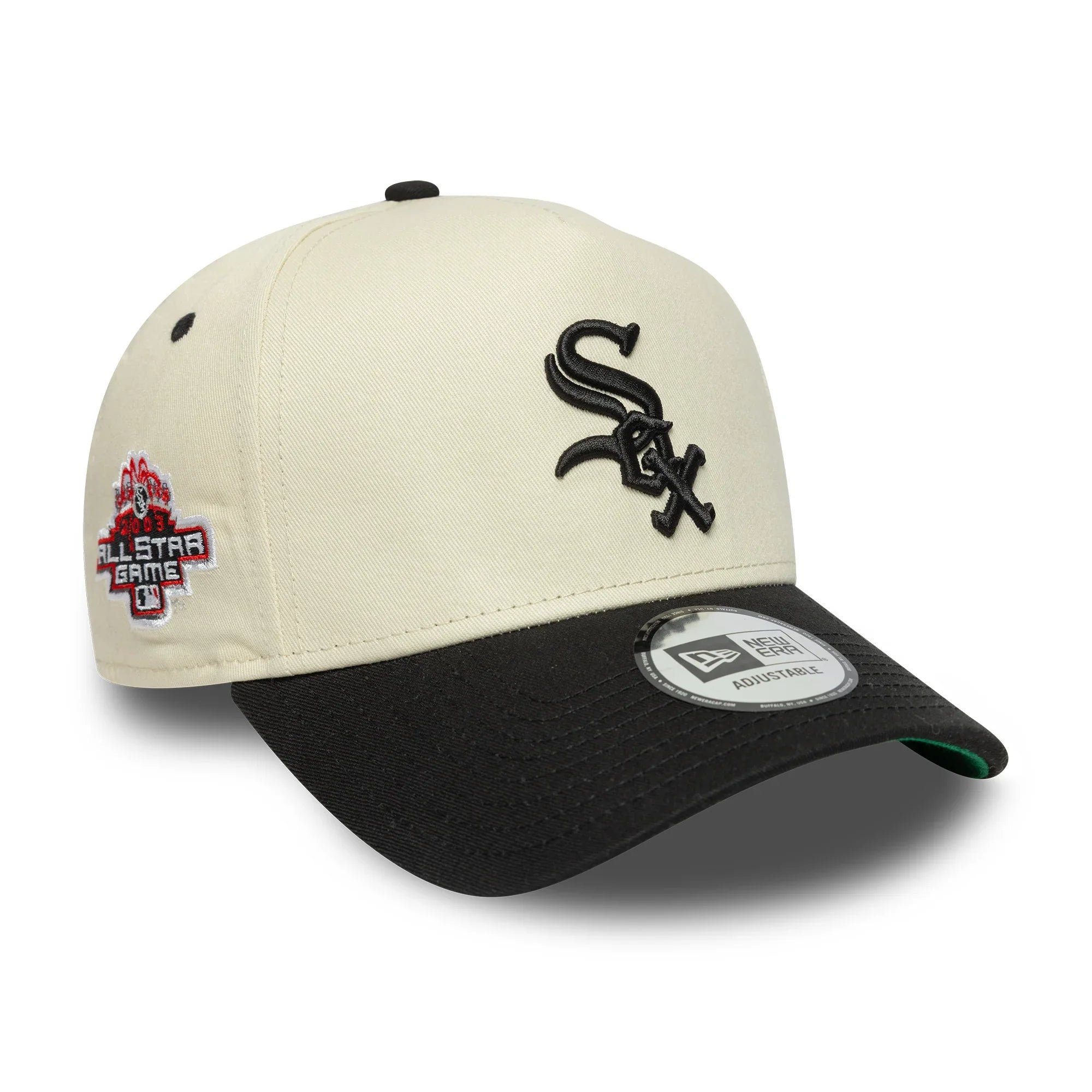 CHICAGO WHITE SOX MLB CAP BEIGE GREEN UV / NEW ERA 9FORTY A-FRAME