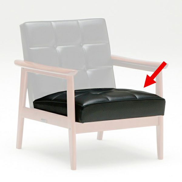 カリモク60 Kチェア1シーター座面シートスタンダードブラック – FELICE