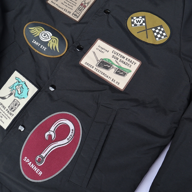 WEIRDO ウィアード MAIL ORDER COACH JACKET Black 商品詳細 愛知県