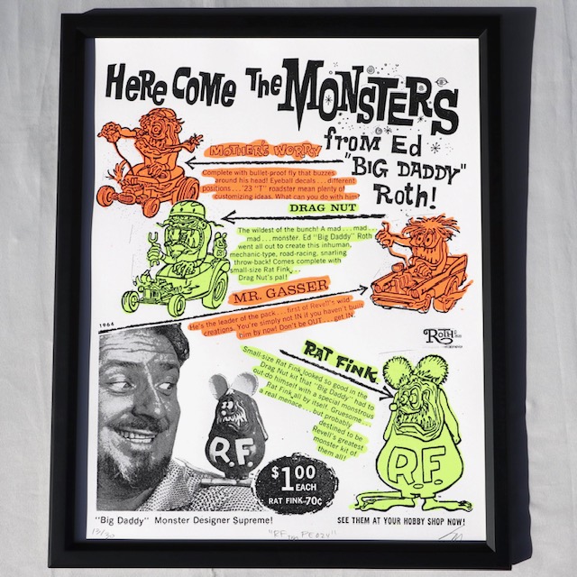 ED ROTH （エドロス） RAT FINK ラットフィンク 50枚限定 HERE COE THE