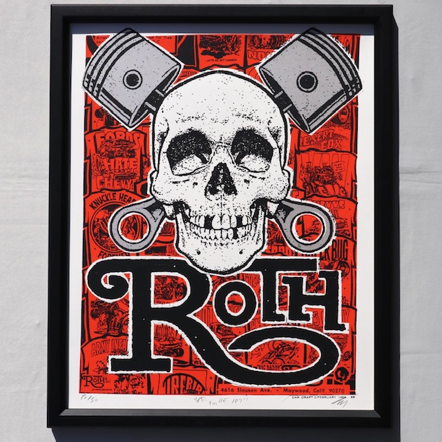 ED ROTH （エドロス） RAT FINK ラットフィンク 50枚限定 SKULL シルク