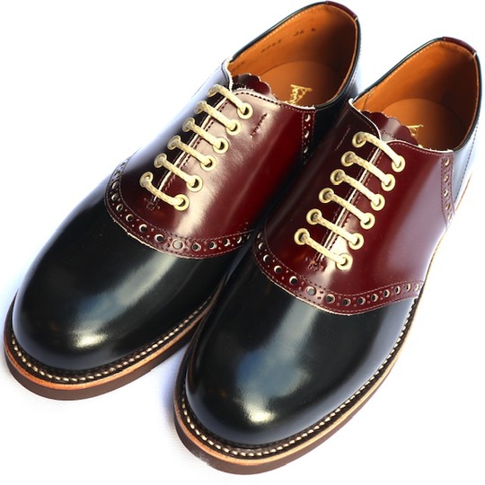 GladHand,グラッドハンド×REGAL,リーガル コラボ サドルシューズ Brown