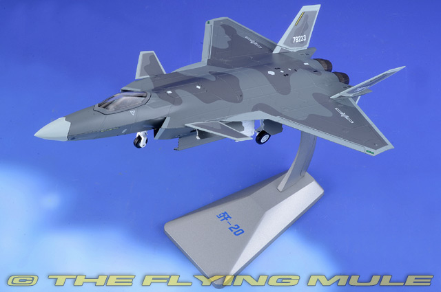 J-20 Mighty Dragon 1:72 Diecast Model - Air Force 1 AF-A00166 - $79.95