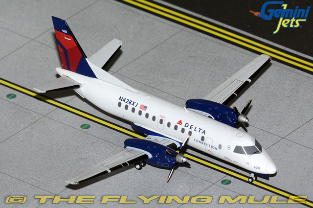 SAAB 340B 1:200 Diecast Model - GeminiJets GJ-G2DAL1340 - $80.95