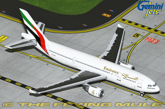A300-600R 1:400 Diecast Model - GeminiJets GJ-GJUAE2231 - $51.95