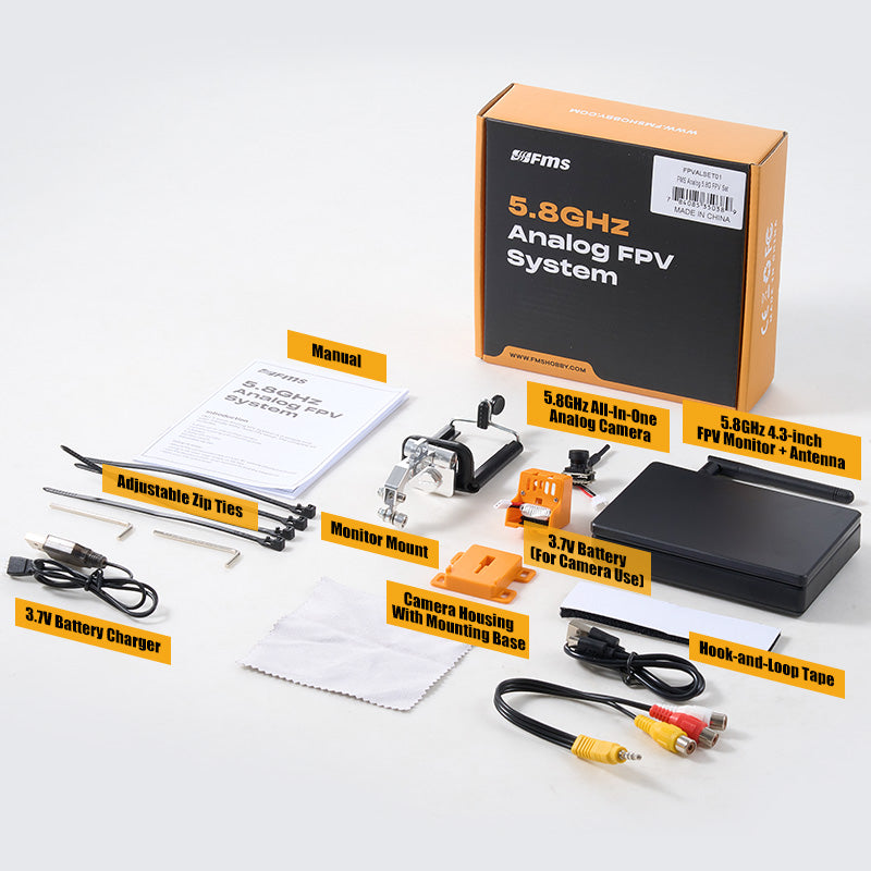 FMS 5.8G Analog FPV Set | FMS Hobby