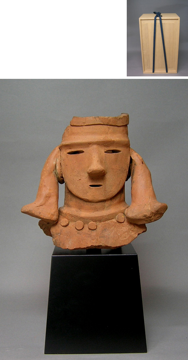 半蔵門ギャラリー - 人物埴輪頭部 | 古美術品専門サイト fufufufu.com