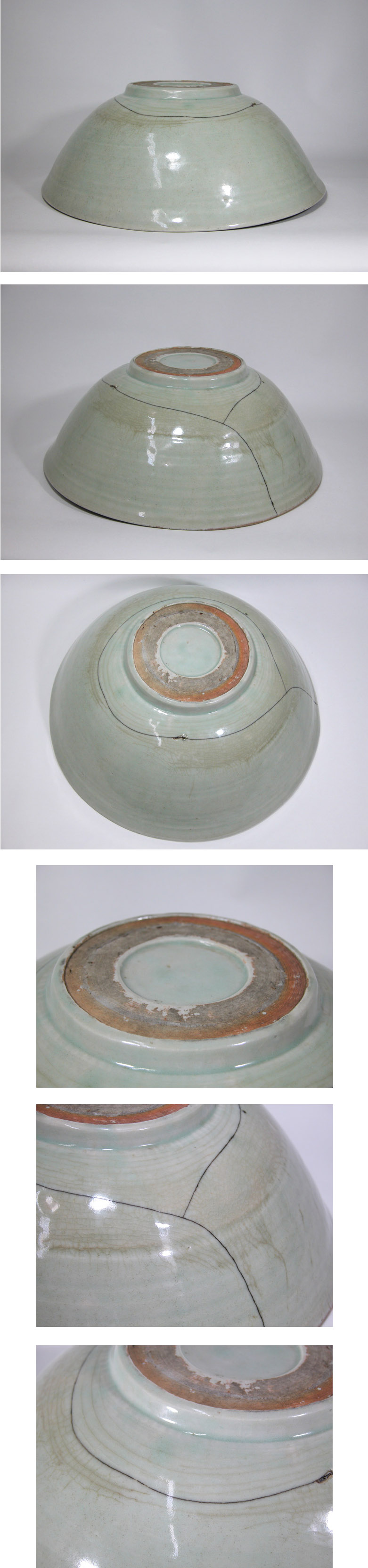 渡邊美術店 - 初期伊万里 青磁蕪文大鉢 | 古美術品専門サイト fufufufu.com