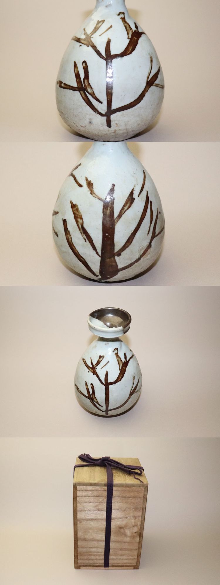 李朝　鉄砂　瓶　徳利　鳳凰文　箱付 李氏朝鮮 鉄砂葡萄文瓶 | 骨董と詩学 Antique & Poetics | 蛇韻律