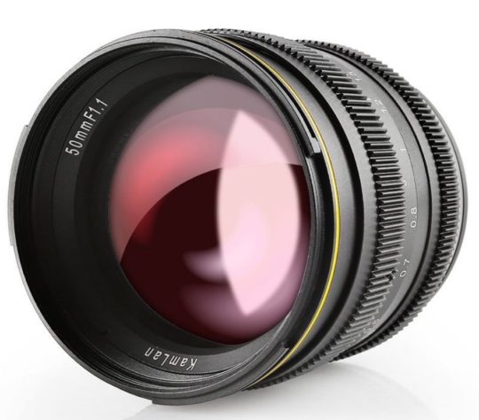 The $150 Sainsonic Kamlan 50mm f/1.1 for Fujifilm X-Mount Coming