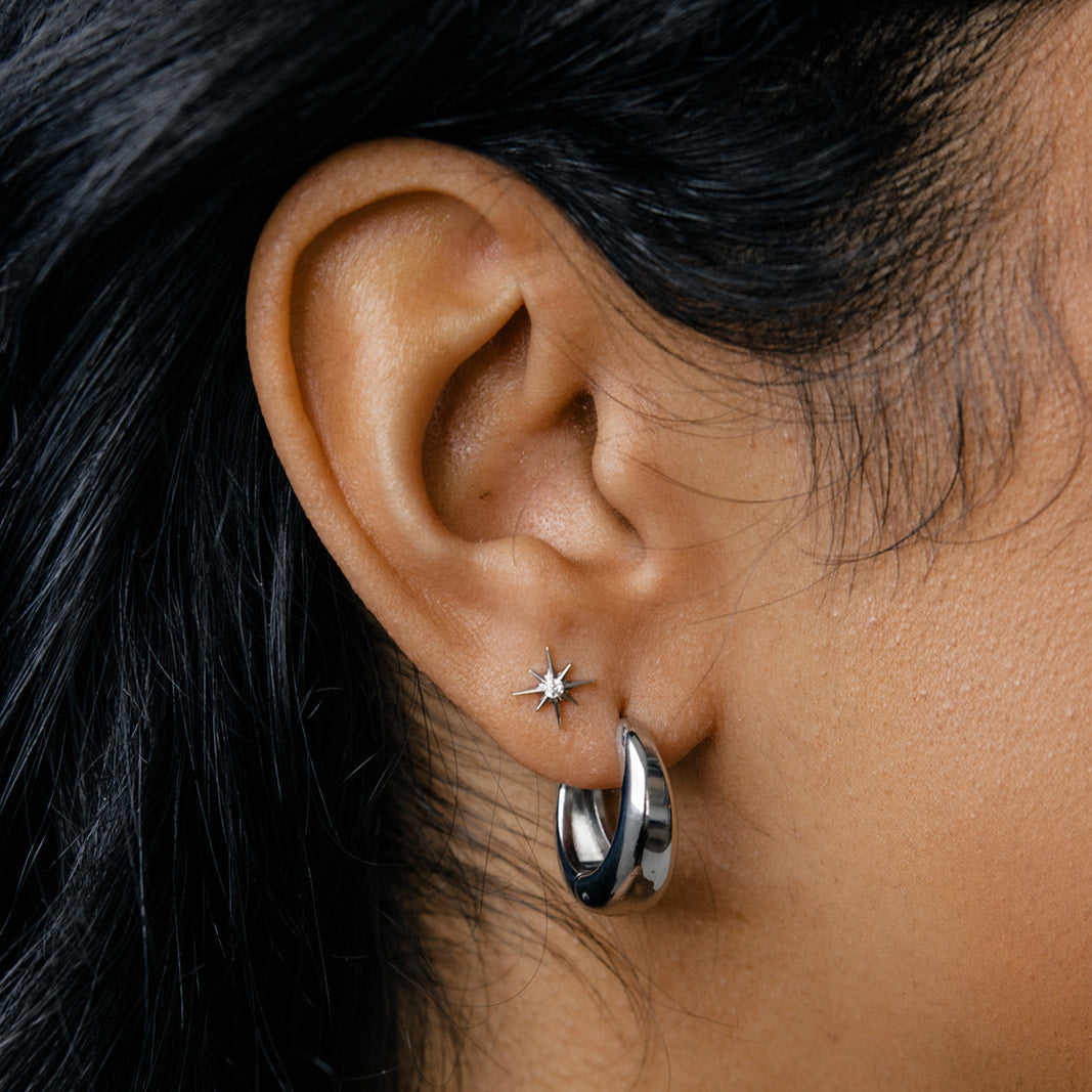 Stylish Chloe Hoop Earrings - Get Pierced Co. – Get Pierced Co.