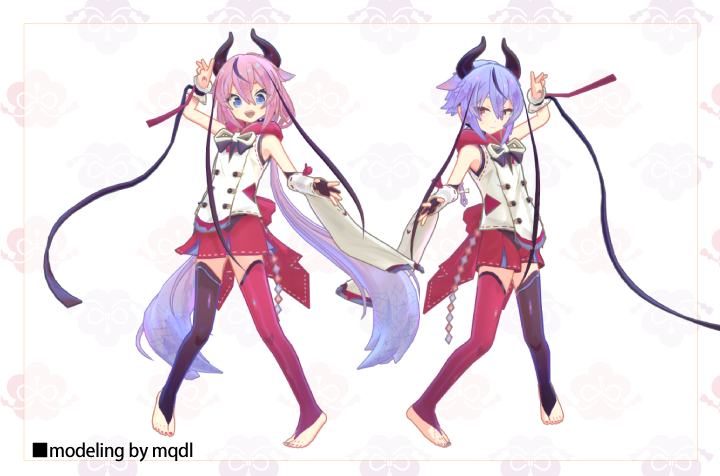 鳴花ヒメ・ミコト」「flower」「心華」の無料素材のダウンロードページ