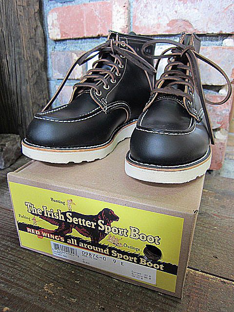 RED WING 9874 Irish Setter Black “Klondike” 【6