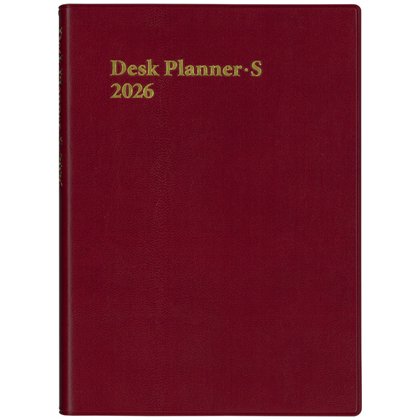 No.204 デスクプランナー・スピン付き・B6（赤）｜博文館新社