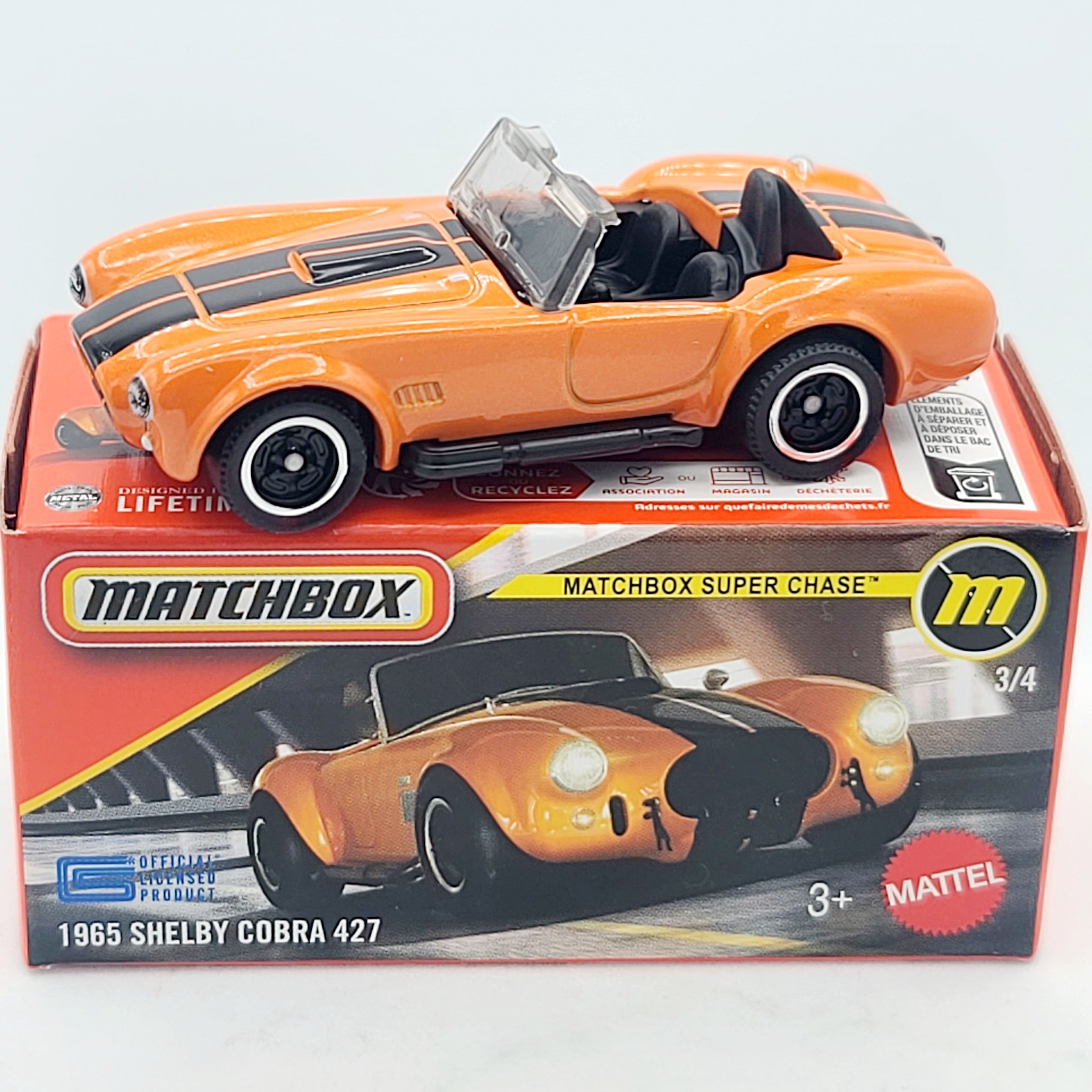 Matchbox - SUPER CHASE - '65 Shelby Cobra 427 (2025 Mix 10 K Basic - P