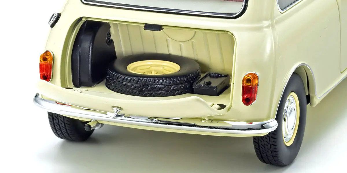 1/18 Scale Morris Mini Minor Old English White Model| Hobby