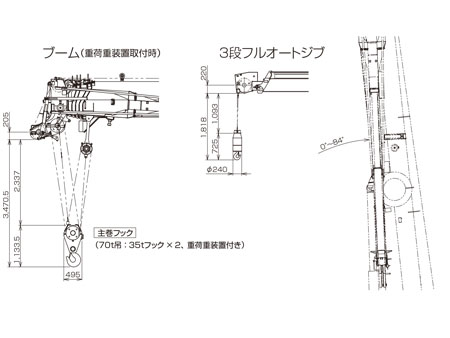 70tラフタークレーン GR-700N CREVO700G4