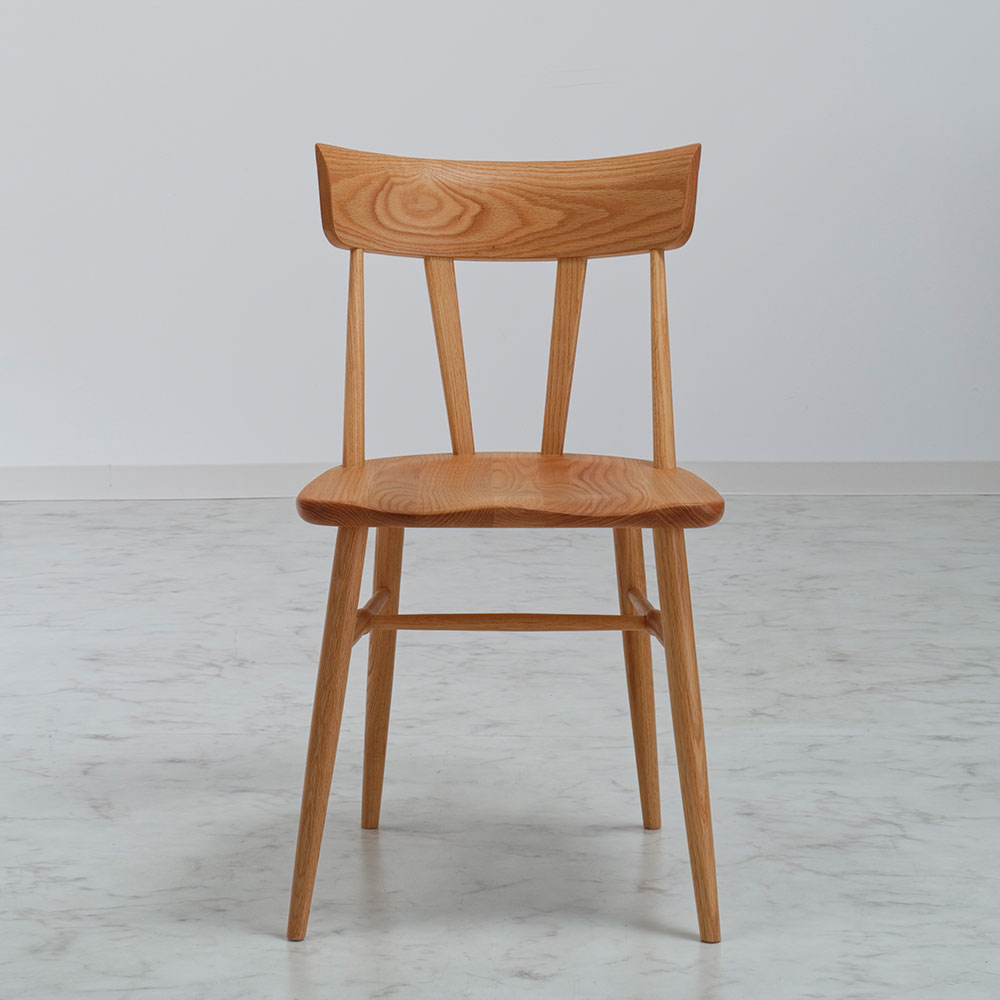 ダイニングチェア「シン2 SLC-204 NA」板座 レッドオーク材 | 【公式