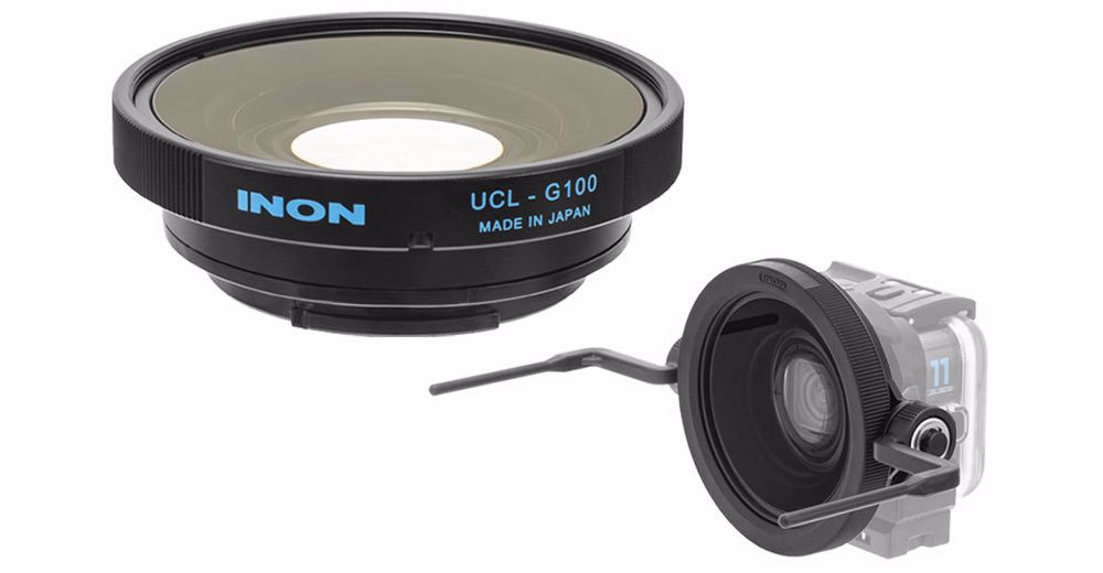 アクション広角」に対応する新型水中セミフィッシュアイレンズ