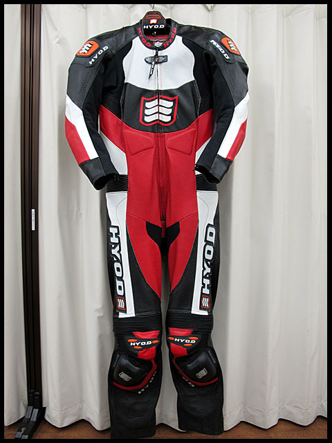 美品HYOD革ツナギレーシングスーツ3L インナー+脊髄パッド | 中古品