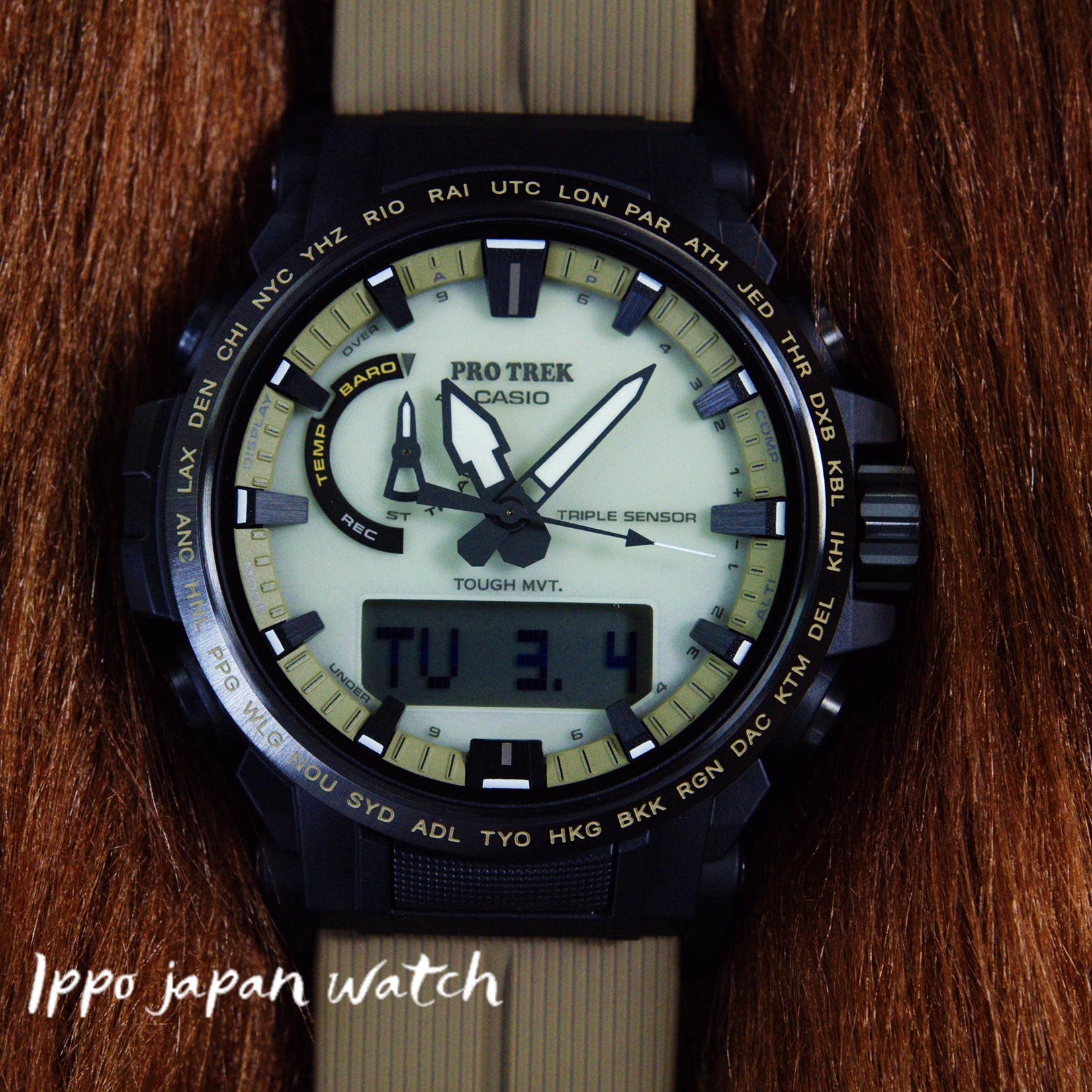 CASIO protrek PRW-61LD-5JF PRW-61LD-5 solar powered 10ATM watch