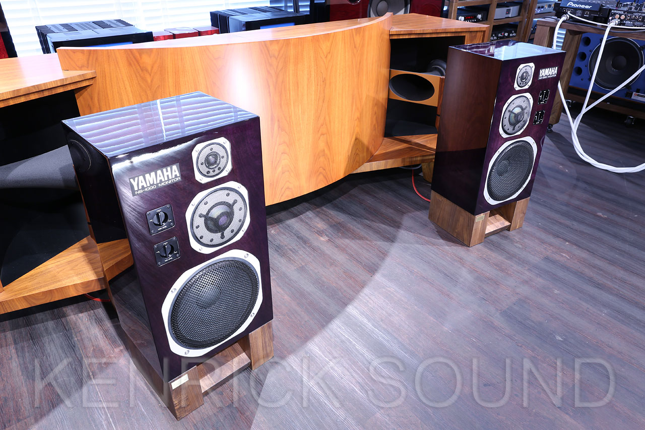新品ユニット+コンデンサー YAMAHA NS-1000M パープルハート塗装