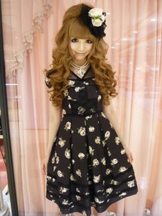 ミラーナワンピ 薔薇柄 - One Piece | Line Up | ジーザスディアマンテ