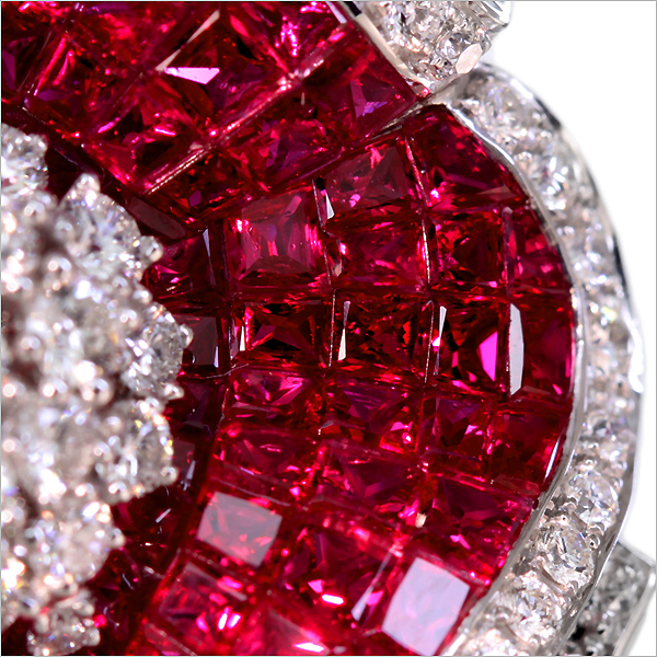jewel planet 公式サイト / K18WG 15.6ctルビー&1.8ct ダイヤモンド