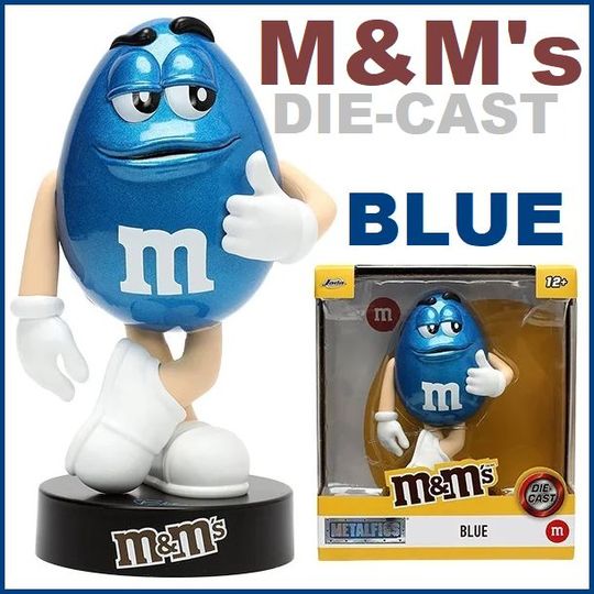 エムアンドエムズ】m&m's/M&M'S/ダイキャスト/フィギュア/ブルー 商品