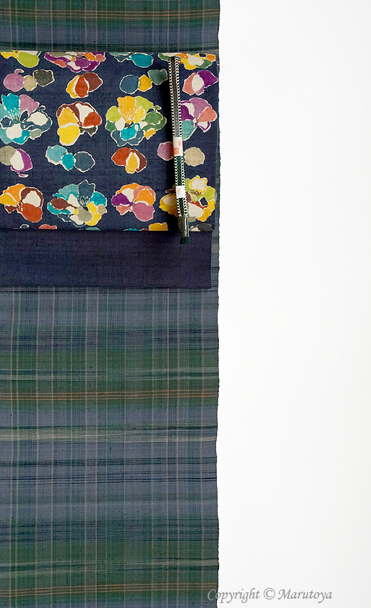 郡上紬 草木染め手織紬 – 創作着物と帯の専門店 Marutoya