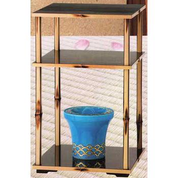 竹張 二重棚 而妙斎好写【販売】-茶道具は京都しみず孔昌堂