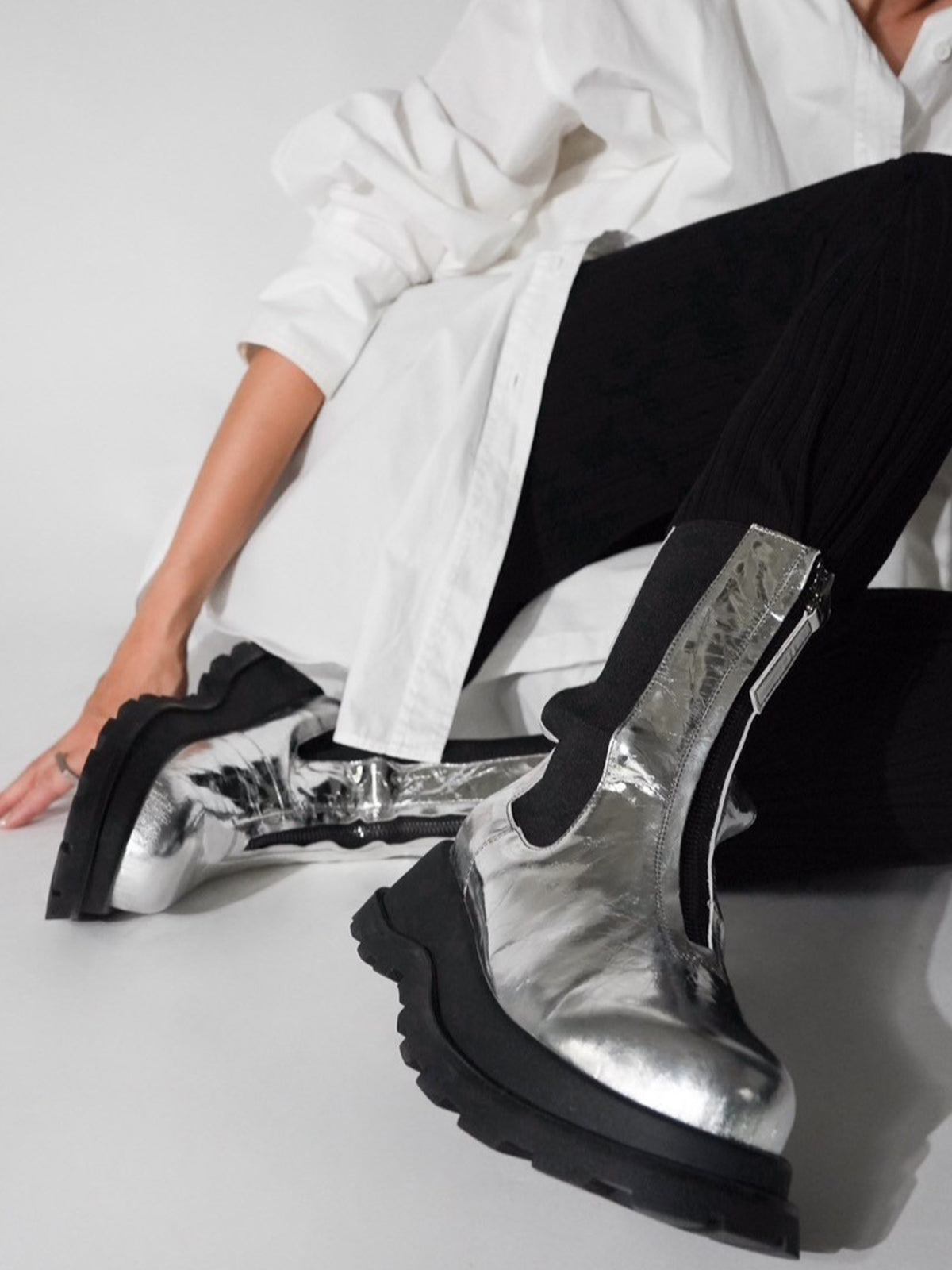 527052 ボリュームソール・サイドゴアブーツ