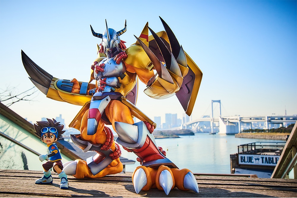 デコマスロケ】ウォーグレイモンとメタルガルルモンを連れてお台場で