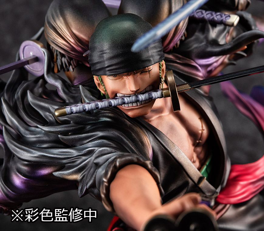 発表！】P.O.Pワンピース“WA-MAXIMUM”ゾロ彩色を一部公開！ #POP_MH