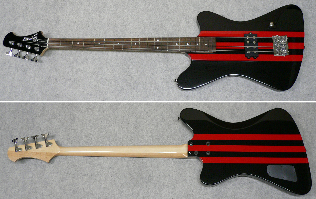 BURNY NAOKI THLINES RED 10-FEET NAOKI MODEL エレキベース 特価分