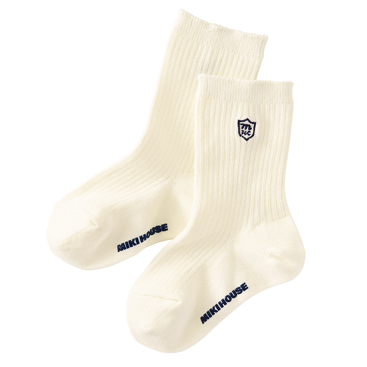 エンブレム風ワンポイントソックス – ミキハウスオフィシャルサイト