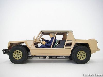 ラジコンレストア記～タミヤ・ランボルギーニ・チータの完成画像