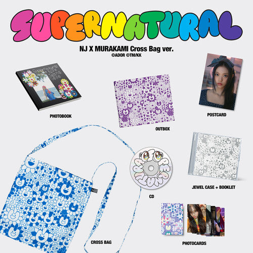 NEWJEANS 'Supernatural' NJ X MURAKAMI (Cross Bag Ver.) [US RELEASE
