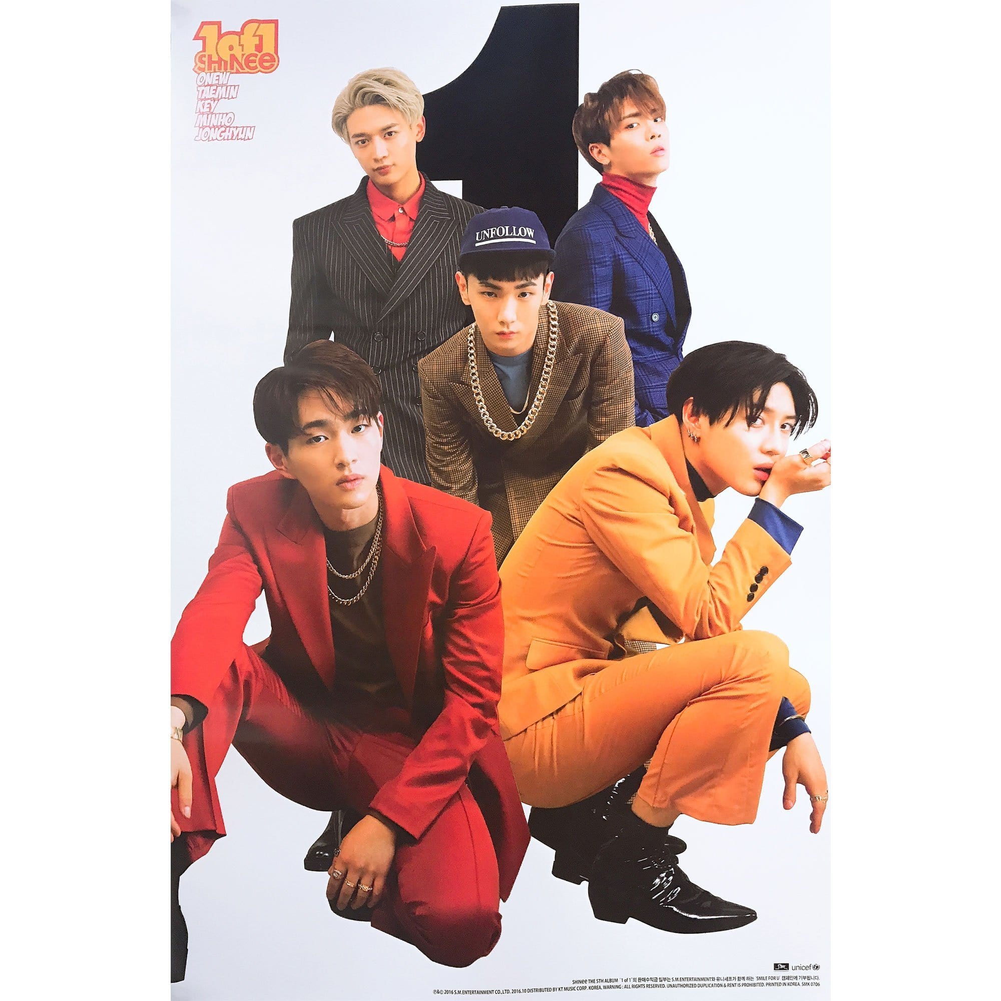 샤이니 | SHINEE | 5TH ALBUM [ 1 OF 1 ] | POSTER ONLY – Music Plaza