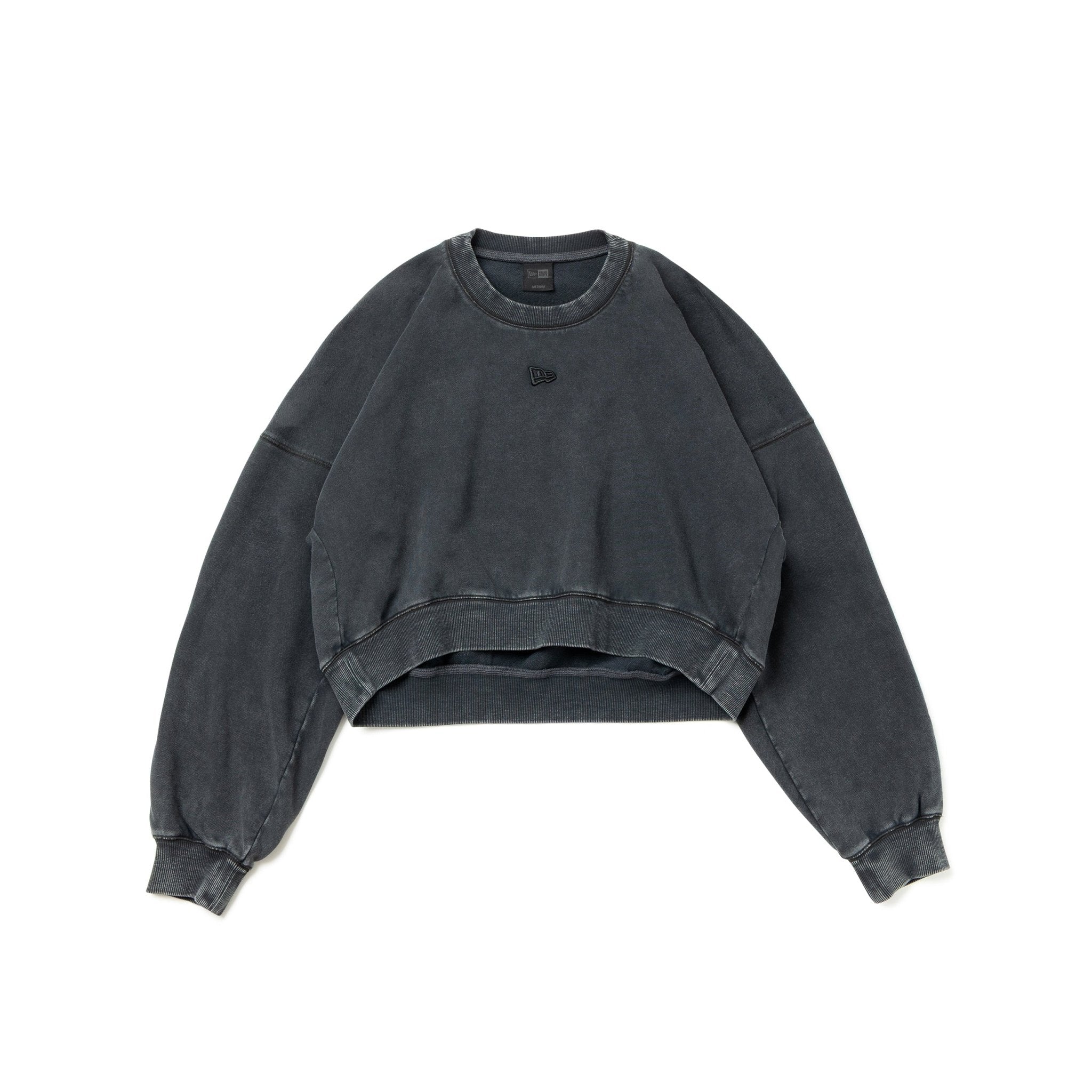 Women's クロップド スウェット クルーネック BLACK LABEL FW25