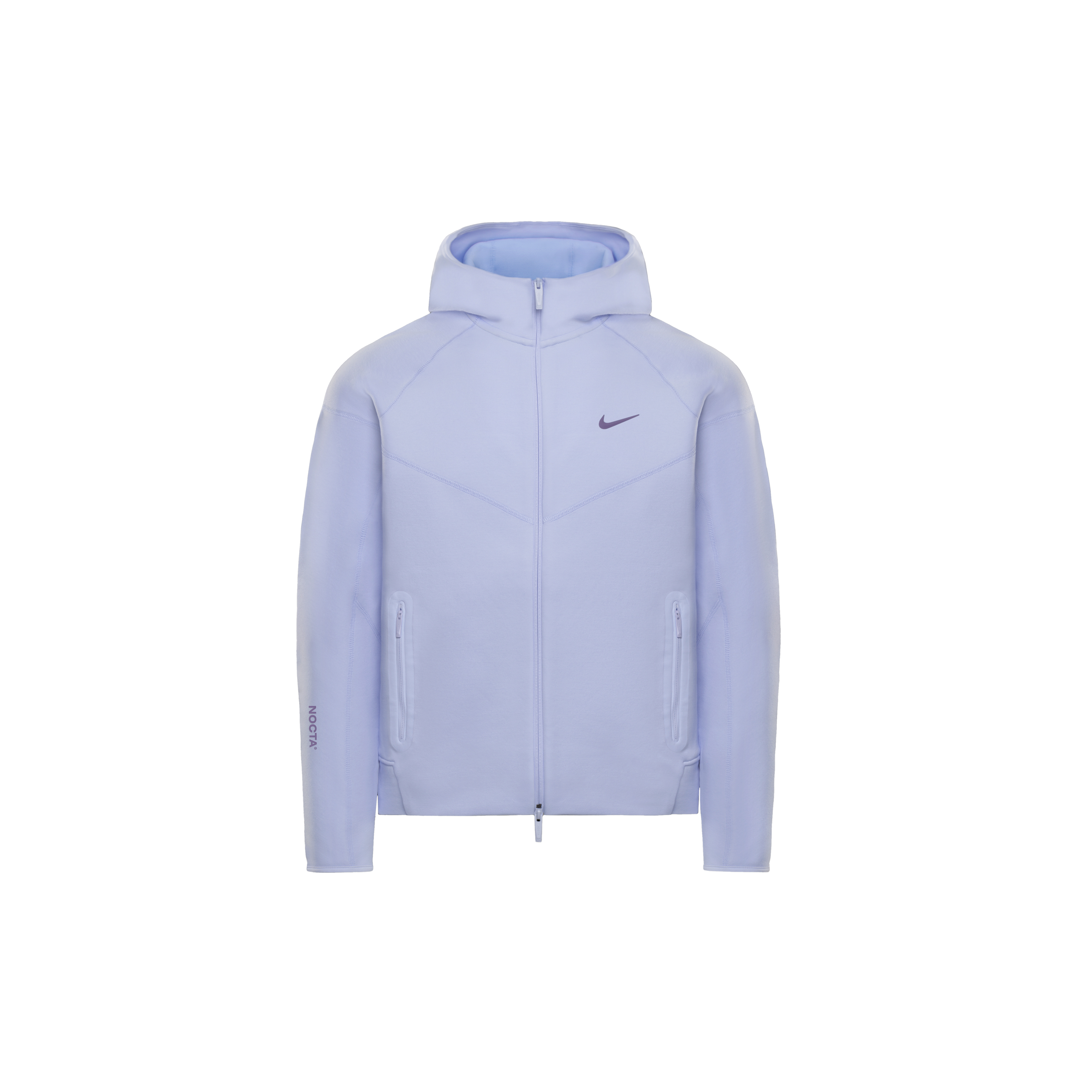 NOCTA Tech Fleece Full Zip Hoodie Palest Purple | NOCTA