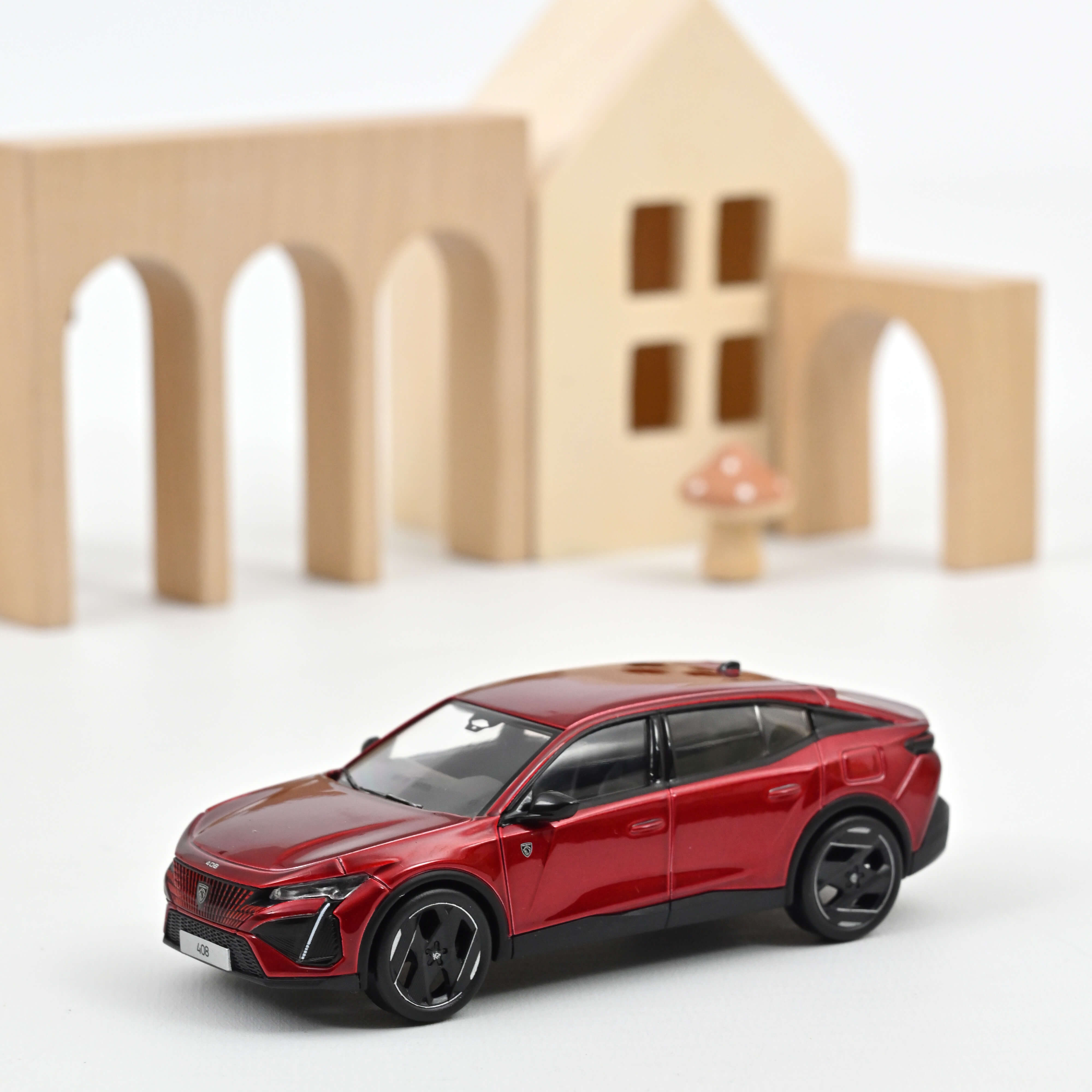 Peugeot 408 GT Hybrid 2023 Elixir Red 1:43 – Norev