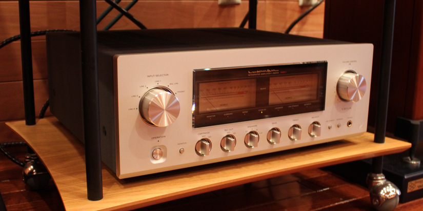 LUXMANの注目の新作プリメインアンプ L-550AXIIを展示しました