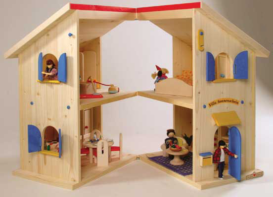 ドイツbodo：20111ビラサンシャインドールハウス[木のおもちゃ]
