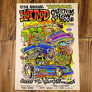 ラットフィンクポスター/08'ホットロッドカスタムショー アメリカン
