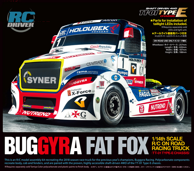 Tamiya Buggyra Racing Fat Fox TT-01 Type-E - RC Driver