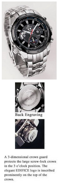 エディフィス セバスチャンベッテル限定品】EF-535SVSP-1A｜レーシング