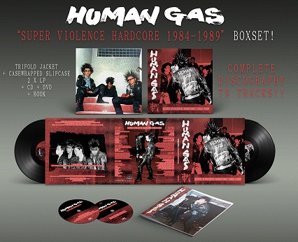 HUMAN GAS / SUPER VIOLENCE HARDCORE 1984-1989 BOXSET!! (F.O.A.D.